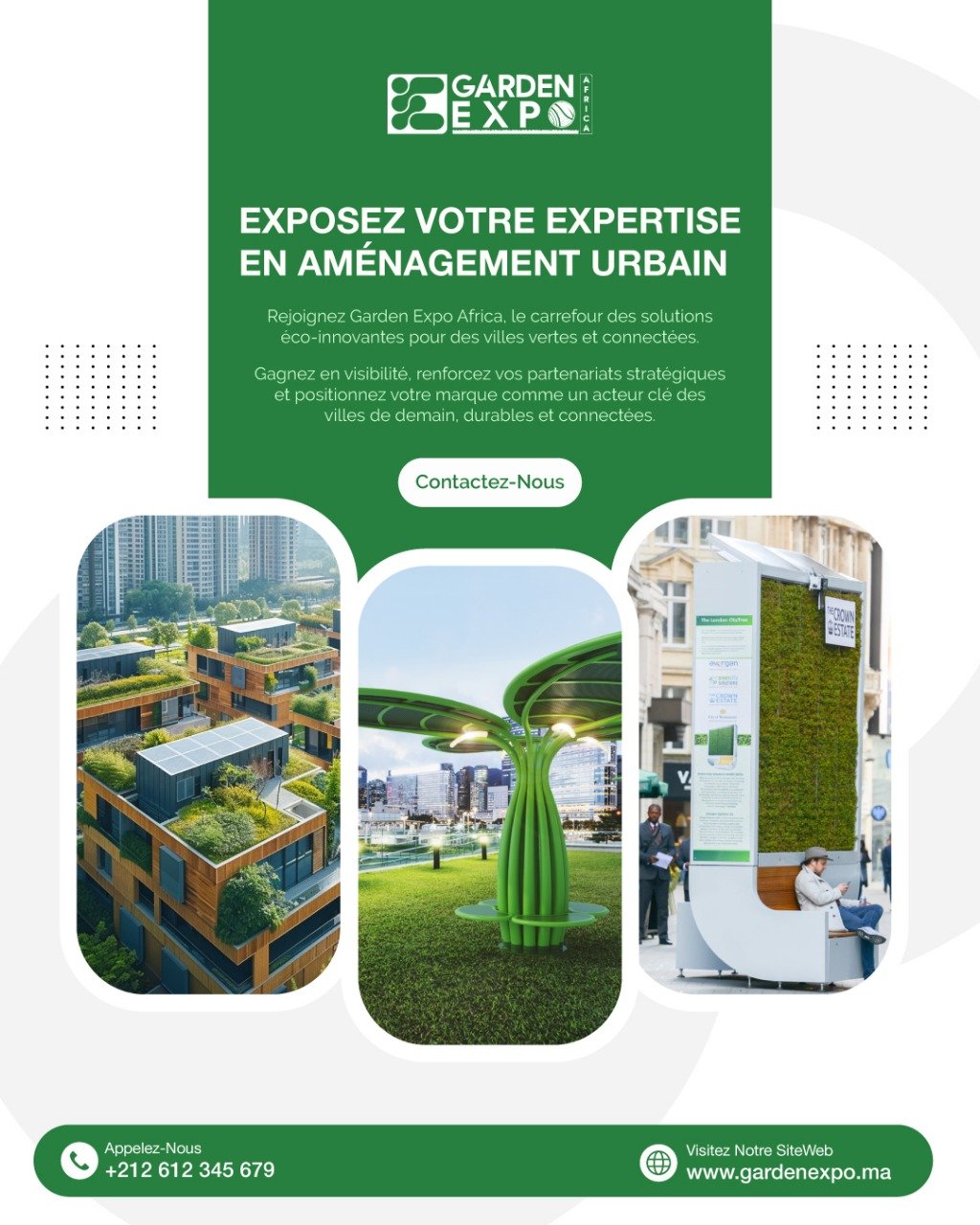 Garden expo africa salon internationnal Nos visiteurs recherchent des solutions de pointe en gestion par drones, capteurs IoT et jumeaux numériques pour optimiser leurs projets. Faites le lien entre l'infrastructure et l'intelligence.