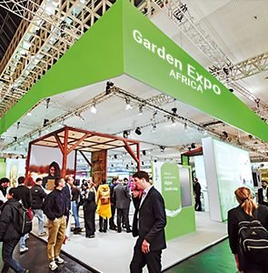 Stand aménagement paysager durable Afrique